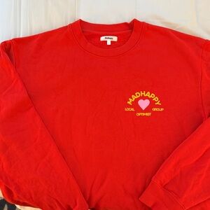 Madhappy Red Sweatshirt